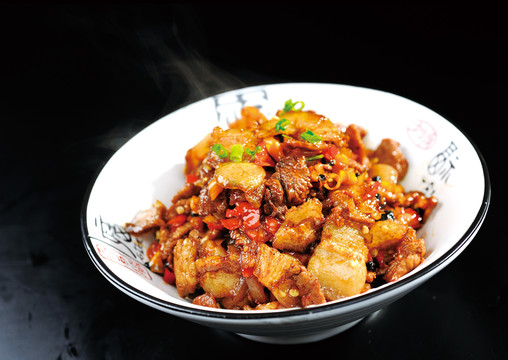 辣椒肉炒肉