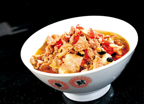 辣椒肉炒肉