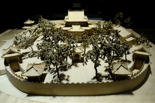 北京西苑团城建筑模型