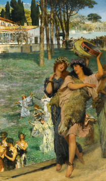 劳伦斯·阿尔玛·塔德玛唯美少女油画
