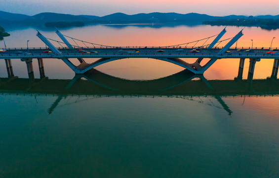 无锡蠡湖大桥夜景