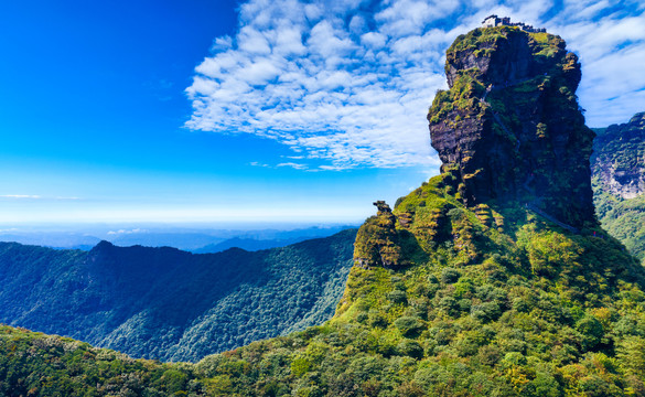 贵州梵净山航拍风光