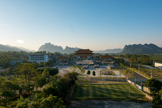 广西南宁武鸣大明山景区大门