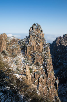 黄山雪景