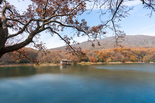 紫霞湖冬景