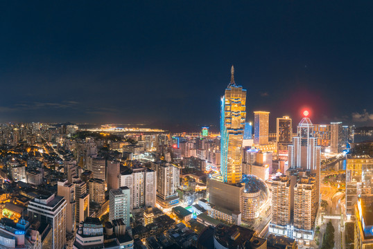 澳门半岛夜景