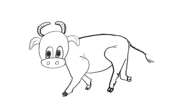 牛涂鸦