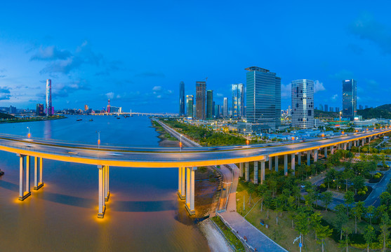 珠海横琴大桥夜景