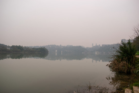 岩口古镇嘉陵江