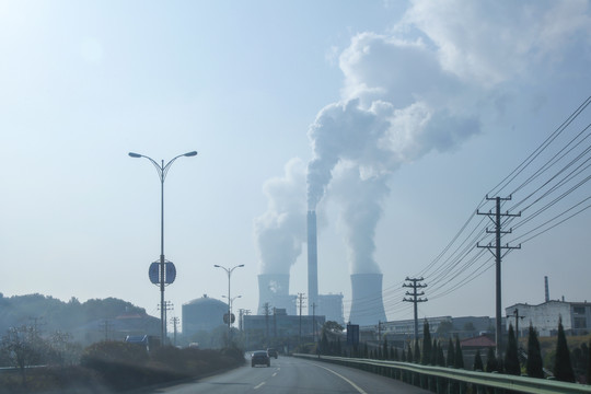 工厂废气污染