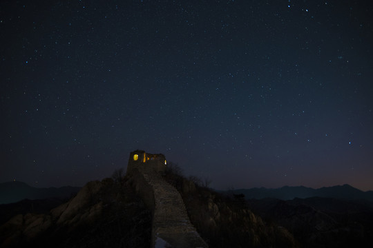 长城星空