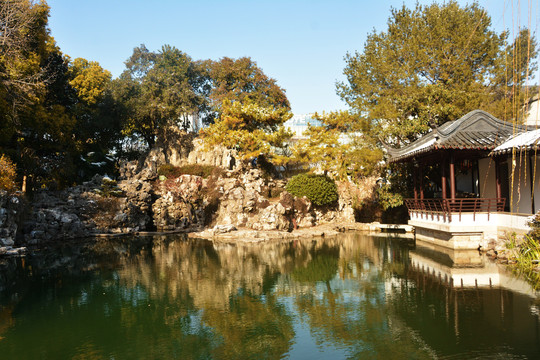 瞻园假山流水