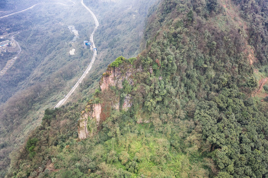 重庆綦江古剑山净音寺风光