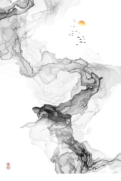 水墨画
