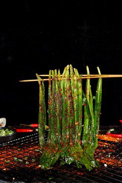 韭菜烤串