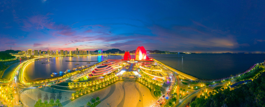 广东珠海大剧院夜景