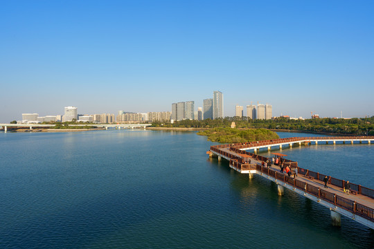 厦门五缘湾湿地公园建筑景观