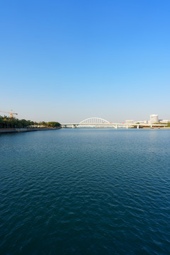 厦门五缘湾湿地公园和五缘大桥