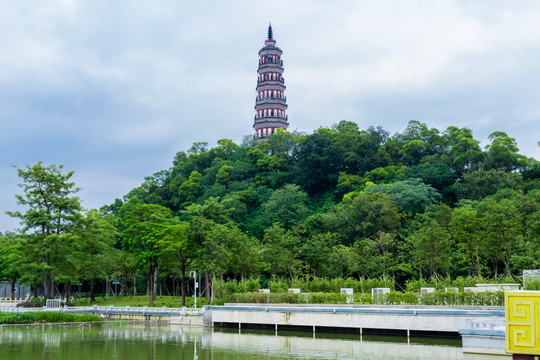 佛山顺德顺峰山公园景色