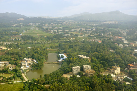 广东惠州机场路及沿线风光航拍