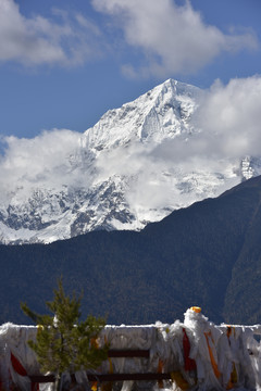 雪山冰川