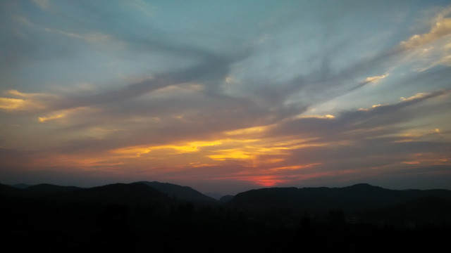 夕阳晚霞