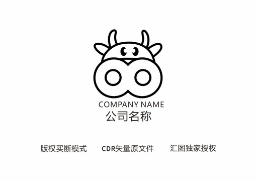 牛logo标致设计