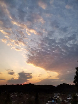 天空晚霞