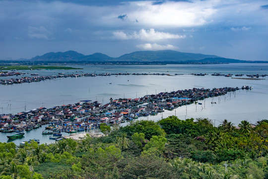 海南陵水疍家渔排南湾猴岛呆呆岛