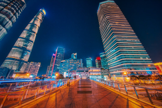 际家嘴夜景