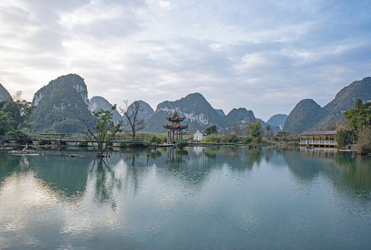 广西靖西鹅泉风景