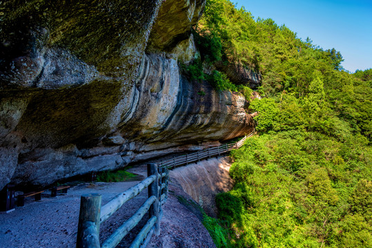 广元剑门关风景区金牛峡栈道