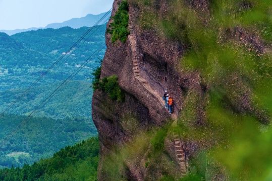 中国四川广元剑门关风景区猿揉道