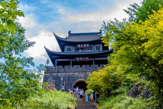 四川广元剑门关风景区剑阁关楼