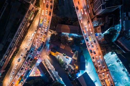 重庆城市桥梁夜景风光