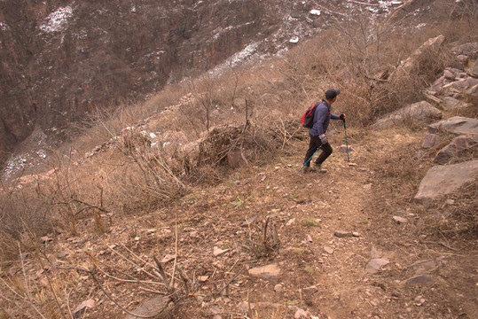 登山徒步风光