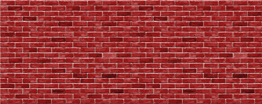 四方连续红砖墙壁纸