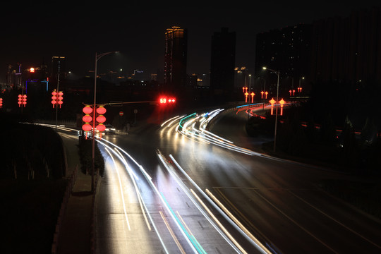 宝鸡夜景