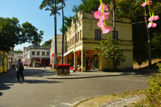 中国旧街景