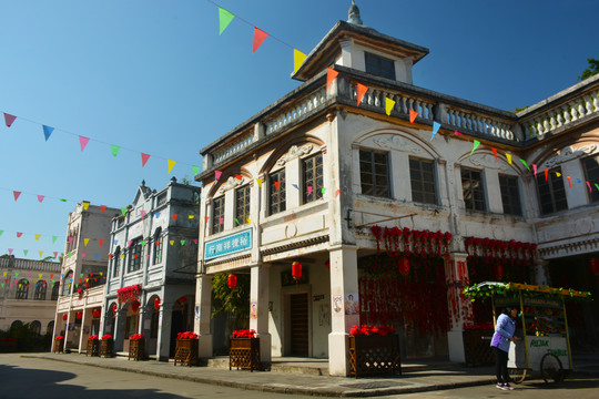 中国旧街景