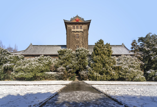 南京大学雪景