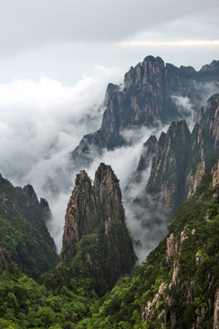 黄山冬景