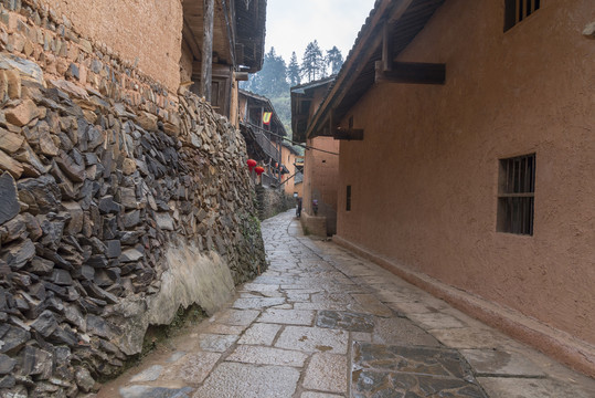 福建长汀丁屋岭古村落