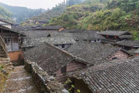 福建长汀丁屋岭古村落