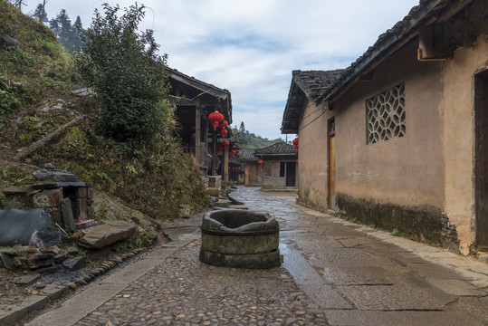 福建长汀丁屋岭古村落