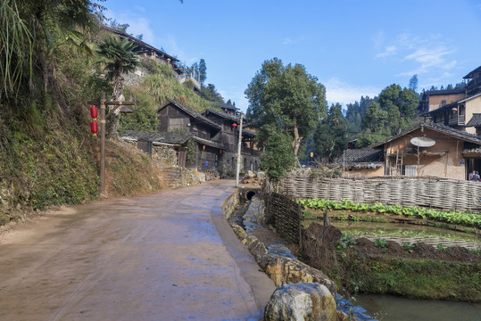 福建长汀丁屋岭古村落