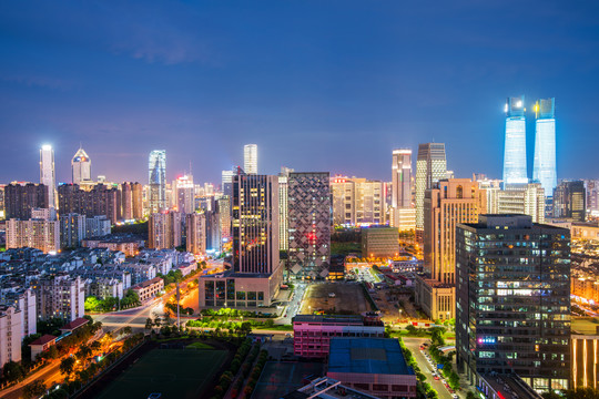 南昌红谷滩新城夜景