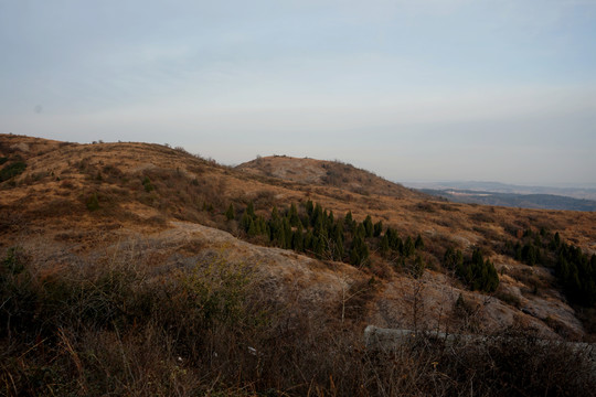 秋天的荒山野岭