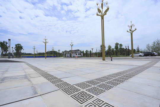 唐语广场砖公园墙地砖中式地砖