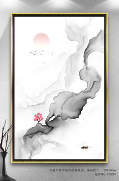 高端水墨山水装饰画